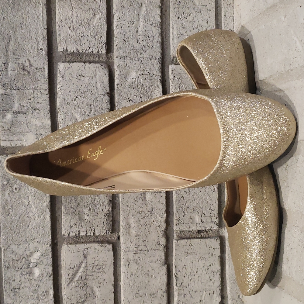 Glitter Flats Gold sz12